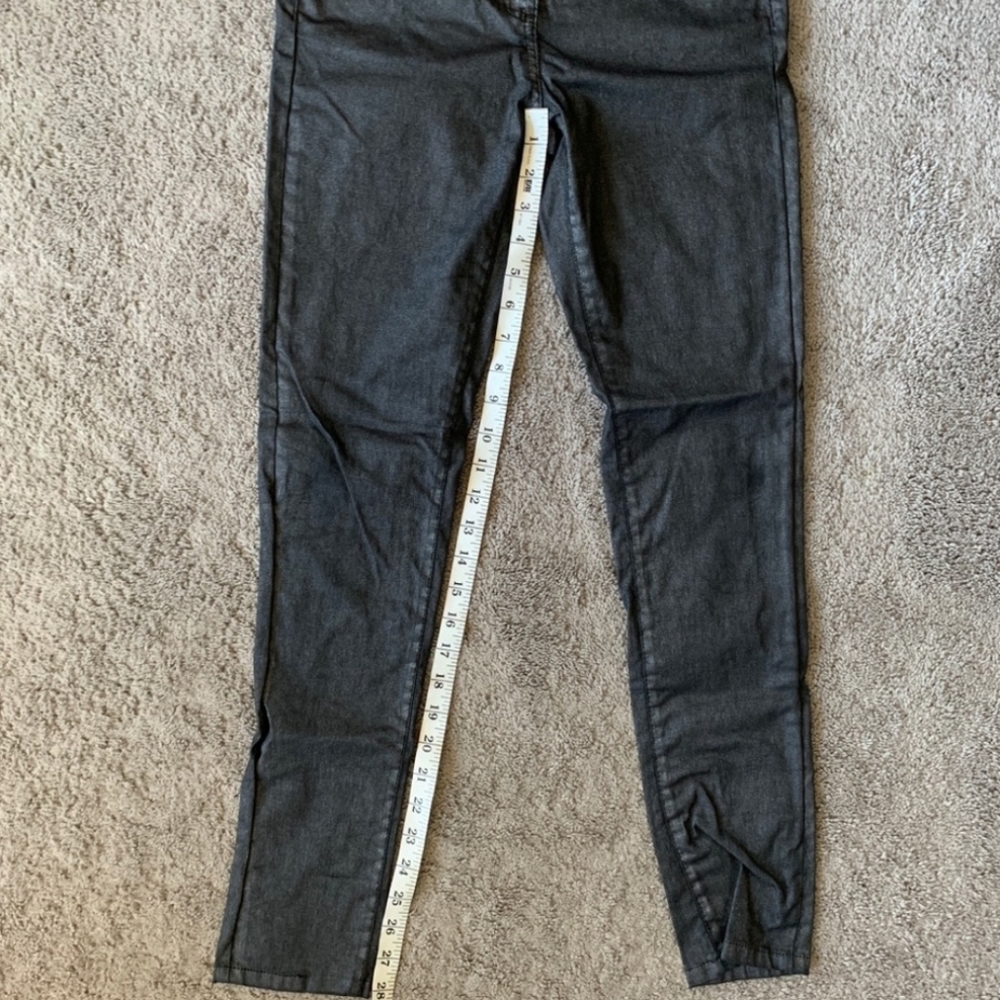 💫2 for $40 💫 Boden Metallic Skinny Jeans Women's size 5 Sparkly Black - Picture 2 of 12